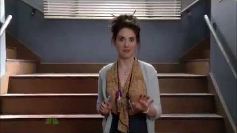 Community - Annie as the crazy Script Girl
