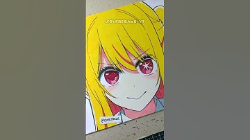 Ruby Hoshino 💕 Drawing 🌟#animedrawing#shorts