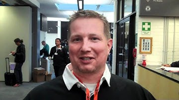 SQLBits entrance hall - Gavin Payne, Andre Kamman, Jon Kehayias