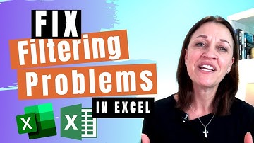 Excel filter not working?