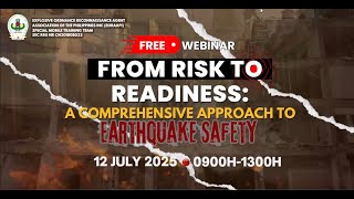 FROM RESK TO READINESS EARTHQUAKE SAFETY WEBINAR