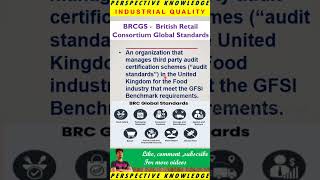 British retail consortium global standards | BRCGS explanation | quality terms in Tamil #quality #qc