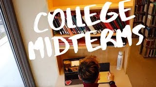 COLLEGE MIDTERMS WEEK  DAY IN MY LIFE AT Cornell University Ivy League    STUDY WITH ME   LIBRARY