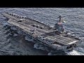 US Navy&#39;s Newest Carrier USS Gerald R. Ford 1st Deployment