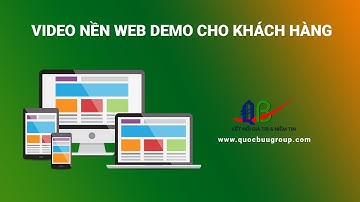 Video làm nền background web demo