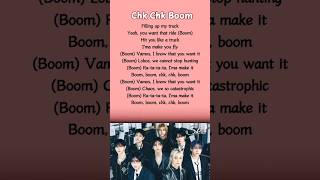 Stray Kids Chk Chk Boom Lyrics