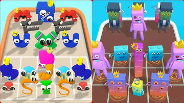 "MARGE ALPHABET RUN VS NUMBER CUBE RUN" - Battle