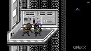 Teenage Mutant Ninja Turtles - 8 Bit Cinema Blind Reaction