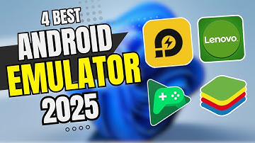 4 Best Android EMULATORS for PC✔ in 2025