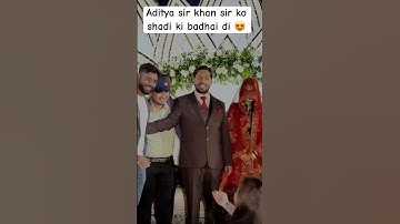 Khan sir ki shadi me pahunche aditya ranjan sir 😍#khansir #khansirshadi #adityaranjansir