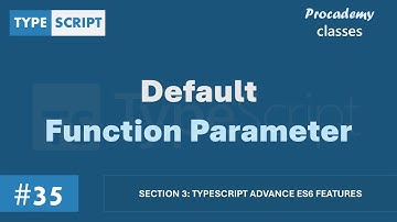 #35 Default Function Parameter | TypeScript Advance ES6 Features | A Complete TypeScript Course