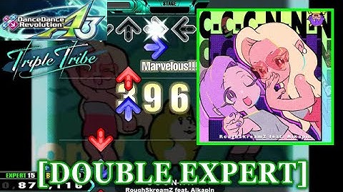 【DDR A3】 C-C-C-N-N-N / RoughSkreamZ feat. Aikapin [DOUBLE EXPERT] 譜面確認+Clap