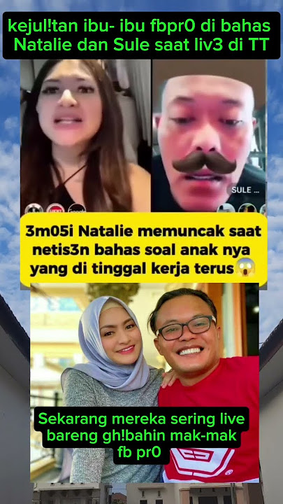 Sule dan Natalie Holscher sering live bareng #sule #natalieholscher