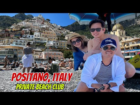 POSITANO BEACH AMALFI COAST ITALY | BANYAK BULE TELANJANG DI PANTAI