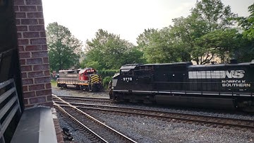 NS K99 working the Buckingham Branch Railroad interchange in Charlottesville Virginia