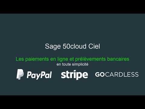 Paiements en ligne et prélèvements en toute simplicité avec Sage 50cloud Ciel