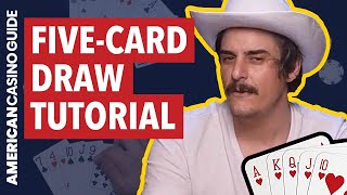 Five-Card Draw Tutorial - Old West Poker! screenshot 5