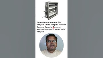 Types of HVAC Damper #damper #airconditioning  #hvac