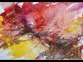 Watercolor abstract art how to paint abstract with watercolor 2 paintings