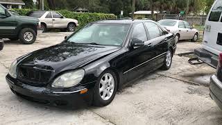 SOLD 2001 Mercedes S430 test drive 450k miles!