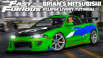 Fast And Furious Mitsubishi Eclipse Livery | Car Parking Multiplayer