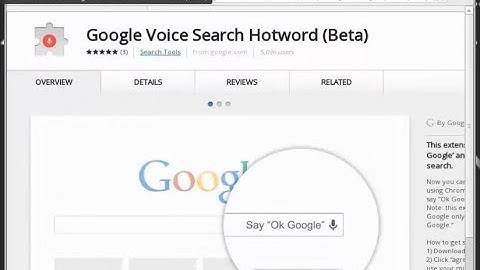 Google Voice Search Tutorial How to Install Google Chrome Hotword Extension