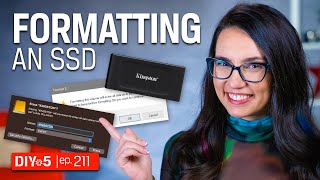 How to format an SSD – DIY in 5 Ep 211