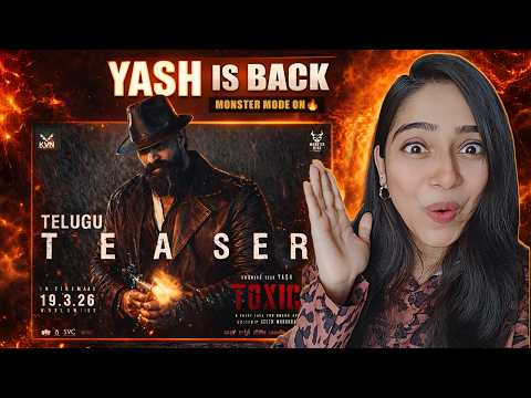 Toxic Official Hindi Teaser Reaction | Rocking Star Yash | Geetu Mohandas | KVN | Reaction