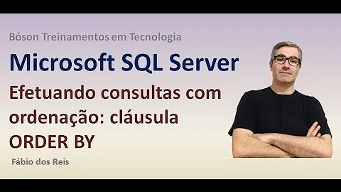 Como usar o comando order by?