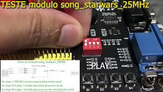 Quartus - Módulo song_starwars_25MHz em AHDL - FPGA ALTERA