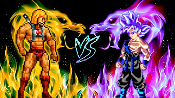 He Man V2 (New) VS Goku 1000 Yr Old (all form) in Jump Force Mugen