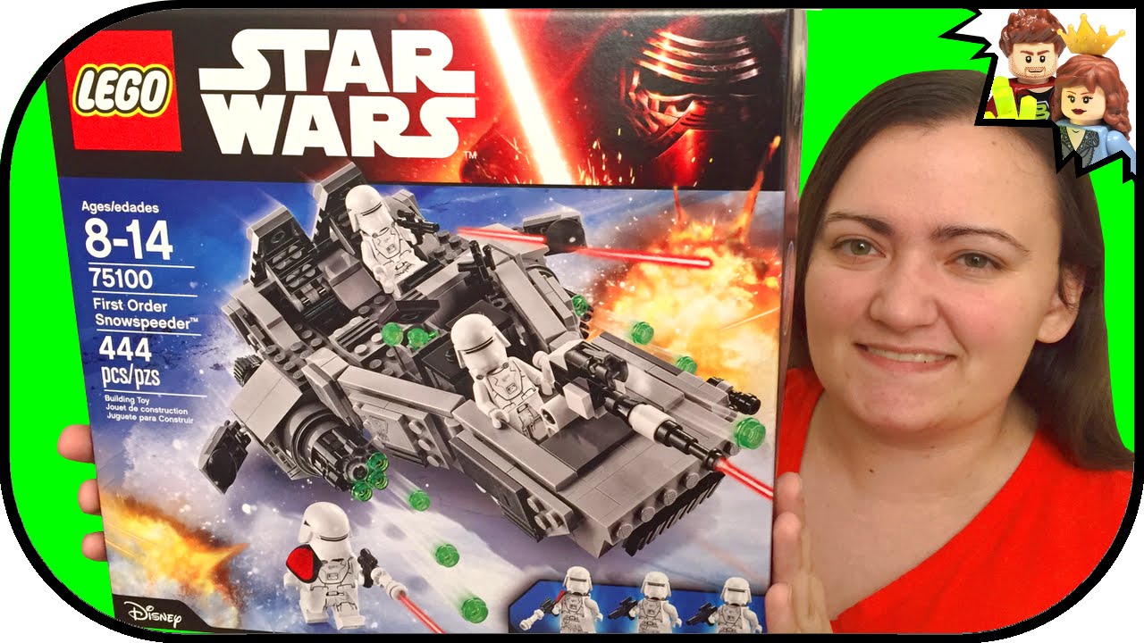 LEGO Star Wars First Order Snowspeeder 75100 Review + 60 Second Build