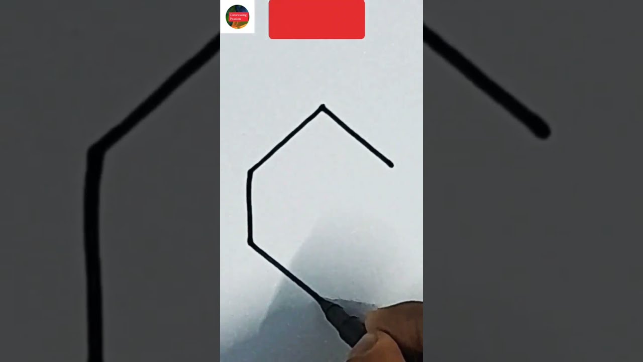 Draw A Simple Polygon Using These Steps Shorts Ashortaday Canvassing Passion