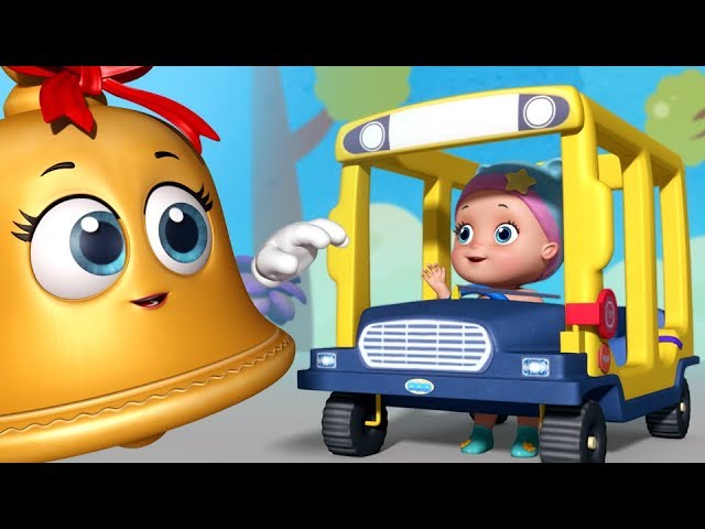 Wheels on the Bus Baby with Magic Bells | Infobells Rhymes for Children class=