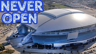 How often are NFL Stadium Retractable Roofs actually open?