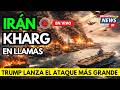🚨 NOTICIAS IRÁN TRUMP LANZA ATAQUE DEVASTADOR SOBRE LA ISLA DE KHARG