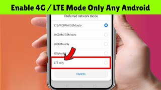 How To Enable 4G LTE Only Mode On Any Android (2022) screenshot 2