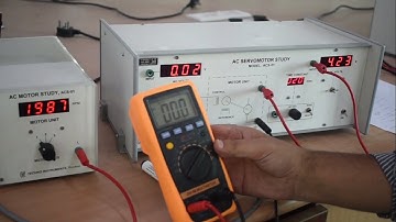 Transfer function of AC Servo Motor