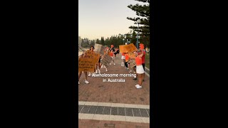 Its 6am and you see this Cheer Squad