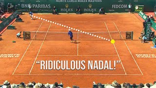 Nadal Backhands Get Increasingly More Absurd ● Beast Mode Rafa