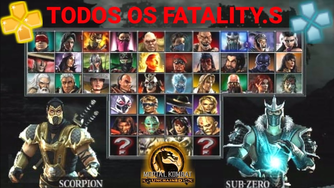 💀Fatalitys Do Mortal Kombat Unchained(Deception)💀