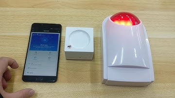 [TuyaSmart IoT] How does G95 alarm host connect and use J008 wireless siren