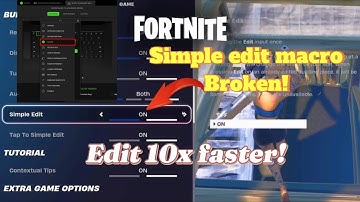 How to setup *SIMPLE EDIT MACRO* in under a minute.