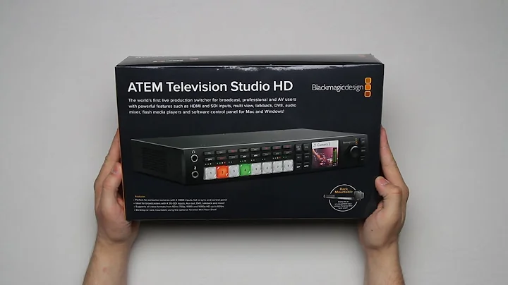 Blackmagic ATEM Television Studio HD Unboxing
