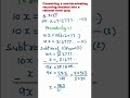 Decimal Conversion - Easy steps + Shortcut Method| #decimaltofraction#mathshorts#mathsolutions