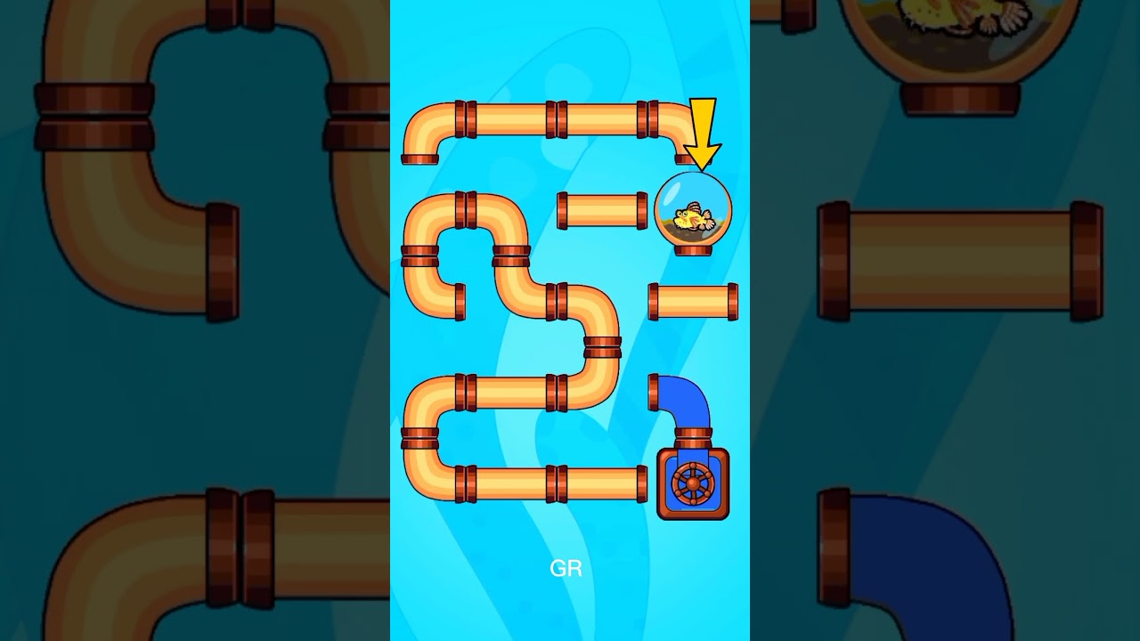 Спасите рыбу | Уровень 841 (выдерните штифт)