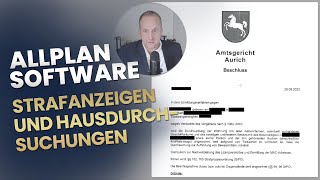 Allplan 2015 Architektur: Strafanzeigen und Hausdurchsuchungen
