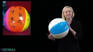 SPIRAL Fluency Beach Ball