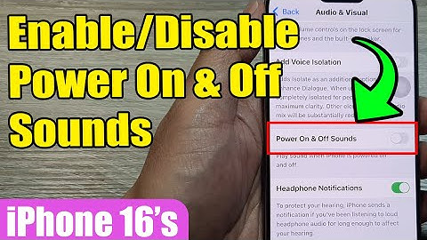 🔊 How to Enable/Disable Power On & Off Sounds on iPhone 🔋 | iPhone 16/16 Pro Max/iOS 18