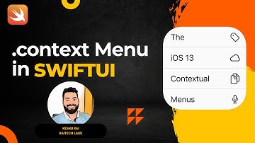 Master SwiftUI Context Menus in 5 Minutes 🚀 | iOS Development Tutorial